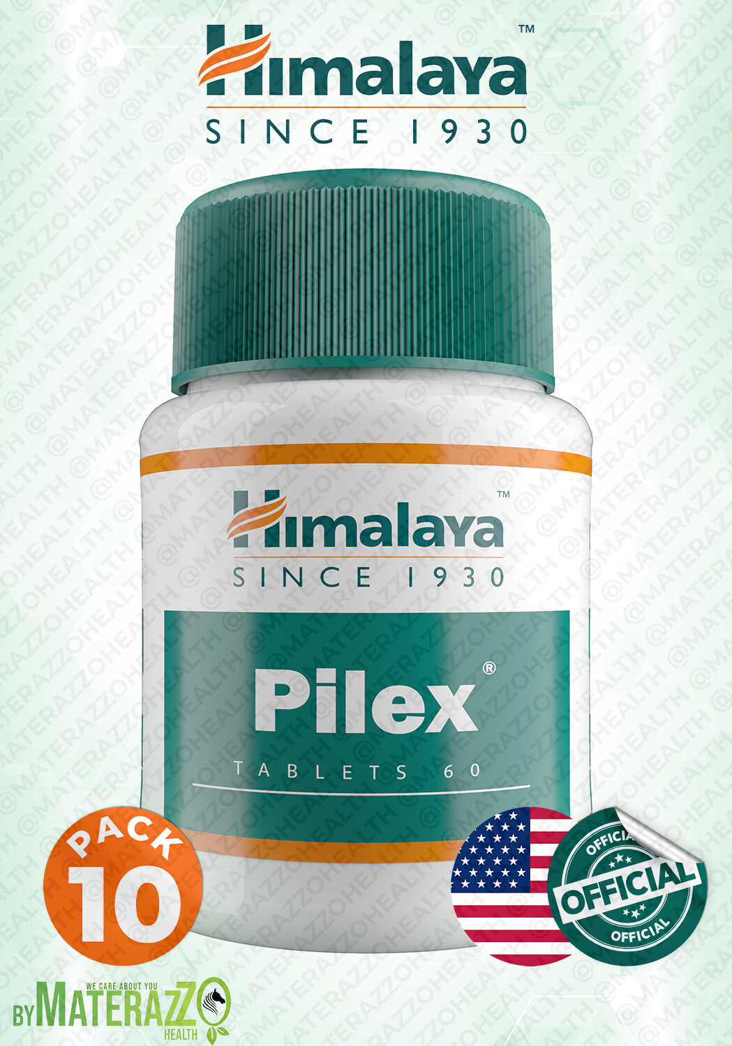 PILEX Himalaya Exp.08/2025 USA OFFICIAL 10 box 600 tablets Hemorrhoid Care Fresh