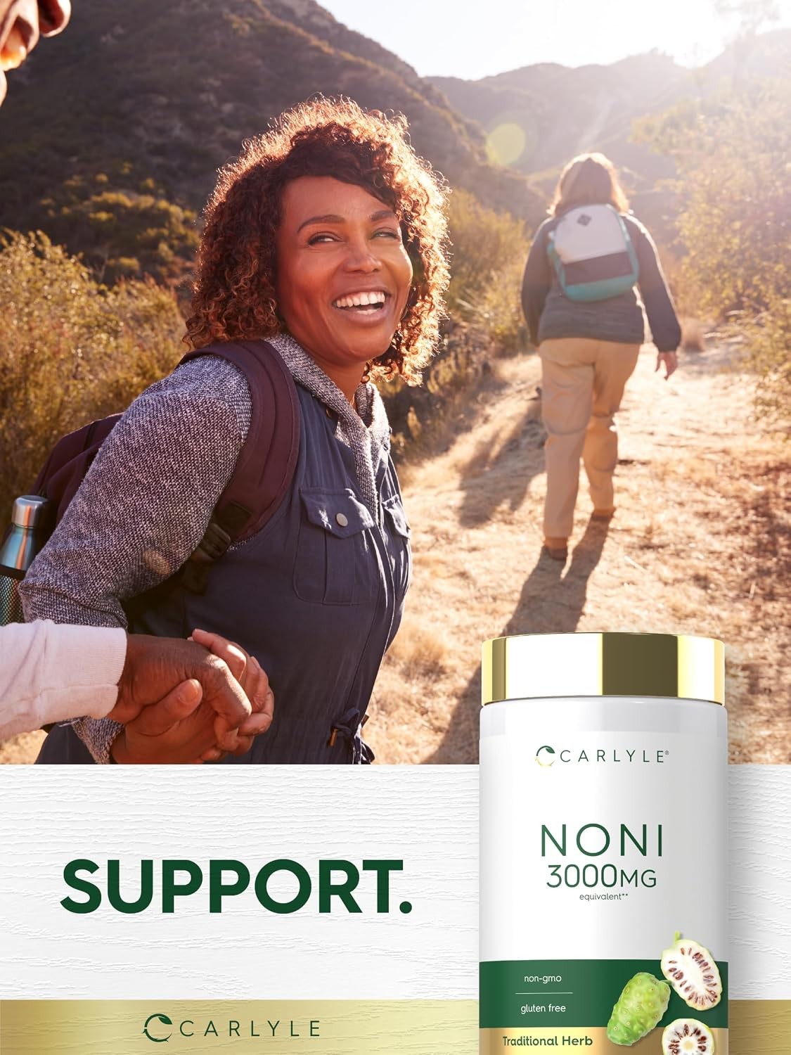 Noni Capsules | 3000mg | 240 Count | Non-GMO, Gluten Free | by Carlyle