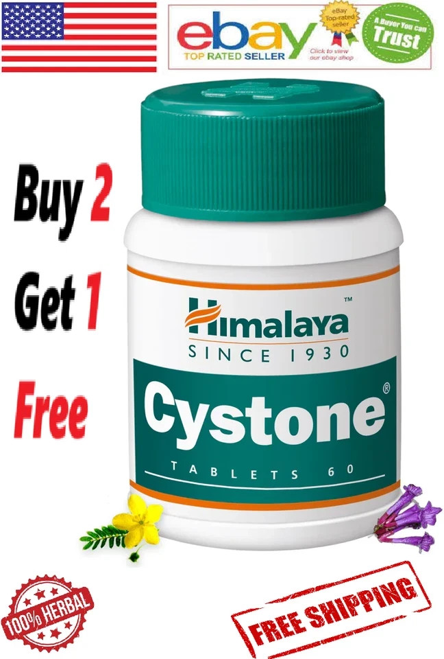 Himalaya CYSTONE Ayurvedic For Kidney Wellness 60 Tablets With Free Ship