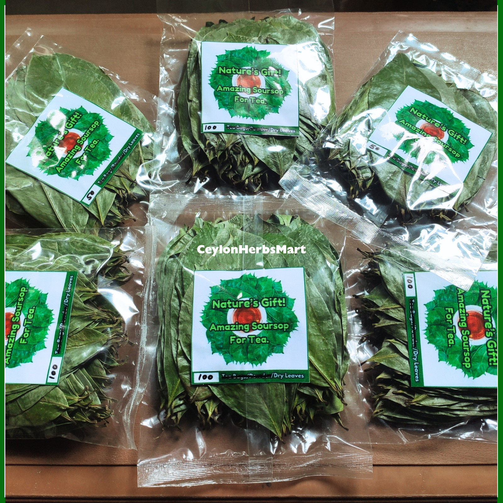 Dried Soursop Graviola Leaves/Leaf Organic Herbal Tea Hojas De Guanabana Leaf