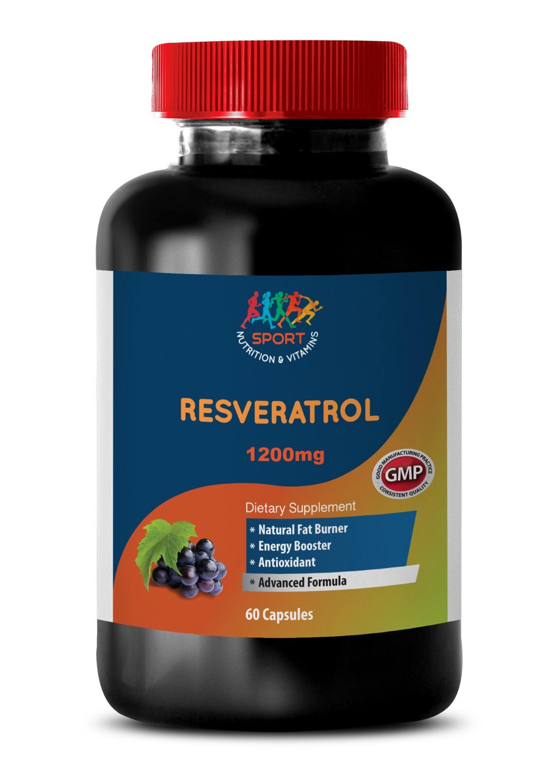 Anti-aging support – RESVERATROL SUPPORT – Natural vitality boost 1 Bottle 60C
