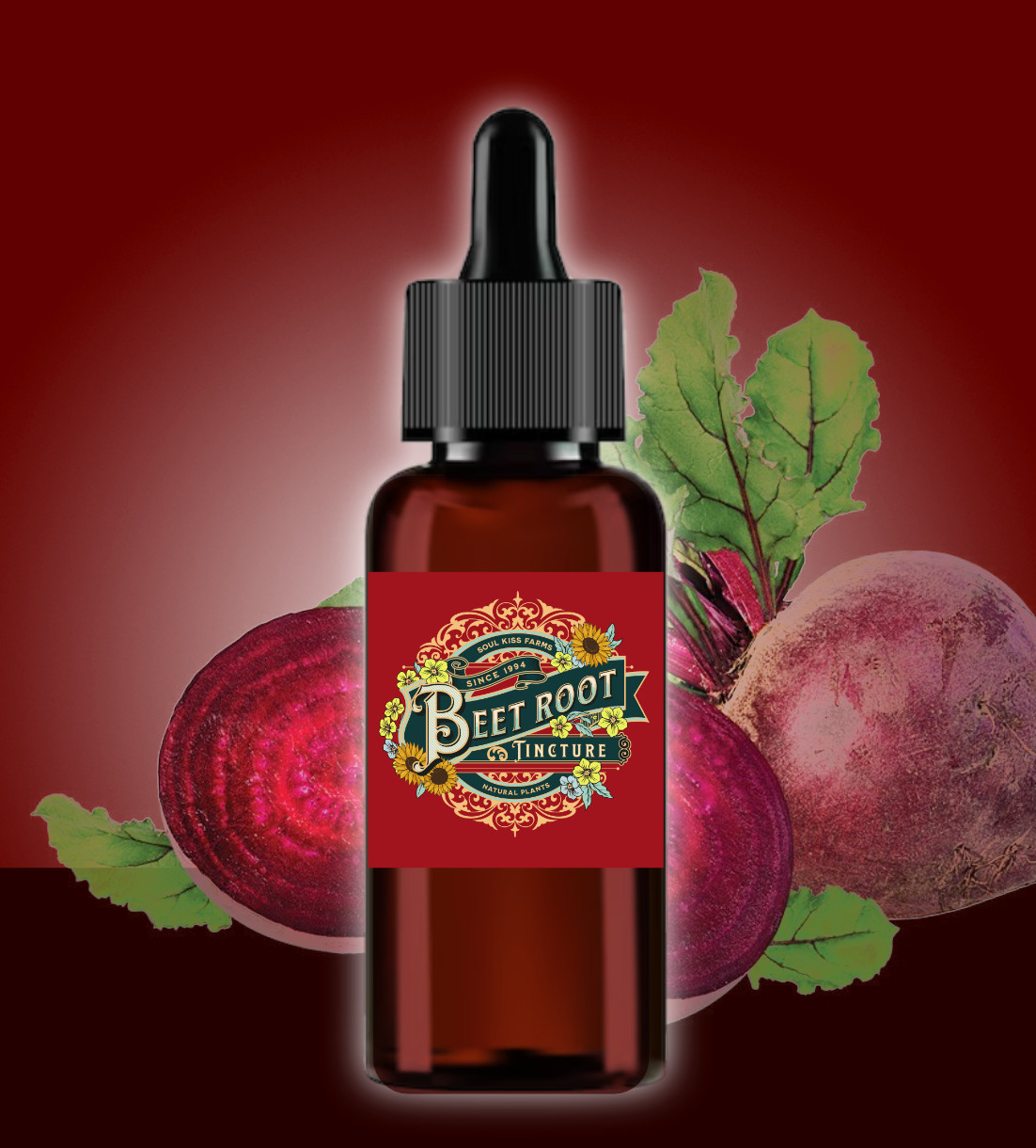 Beet Root Tincture (Beta Vulgaris) Organic Dried Root Liquid Extract 2 oz USA