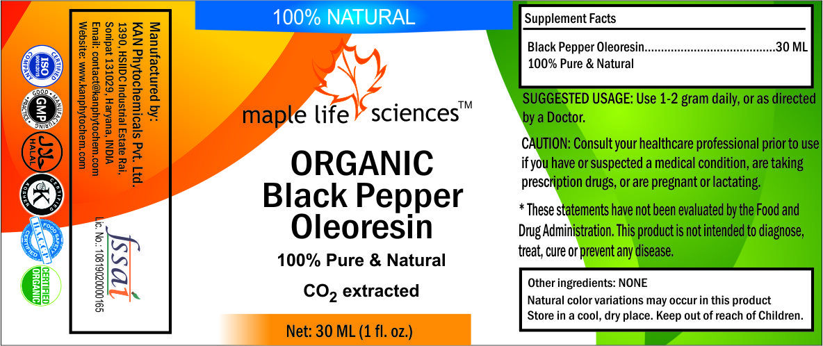 ORGANIC Black Pepper Oleoresin 100 % Pure & Natural CO2 Extracted