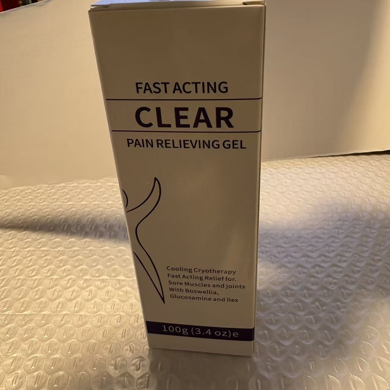 1 box ClearZal Pain Relieving Gel and Cooling for SoreMuscles FastActing Joints