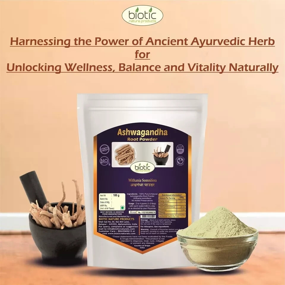 Organic Safed Musli, Ashwagandha & Shatavari Powder – 300gms (100gms each)