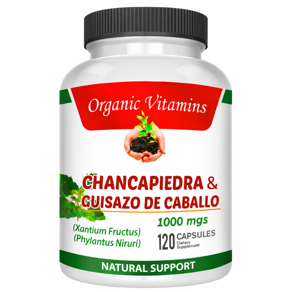 Chanca Piedra 1000mg with Horsetail Extract 120 Caps | Phyllanthus Guisazo Detox