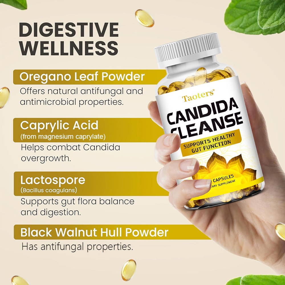Candida Cleanse Supports Digestion And General Health 120 Capsules