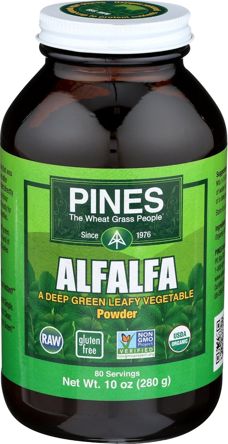 10 oz Organic Alfalfa Powder – Your Natural Source of Essential Vitamins