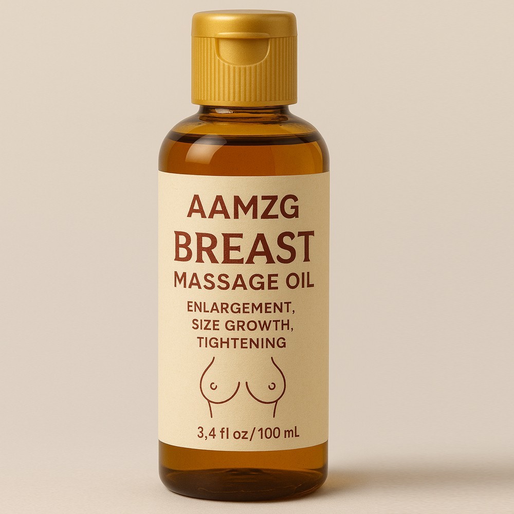 (PACK 1) AAMZG Herbal Breast Massage Oil – Natural Skin Estrogen Body Oil 100ML