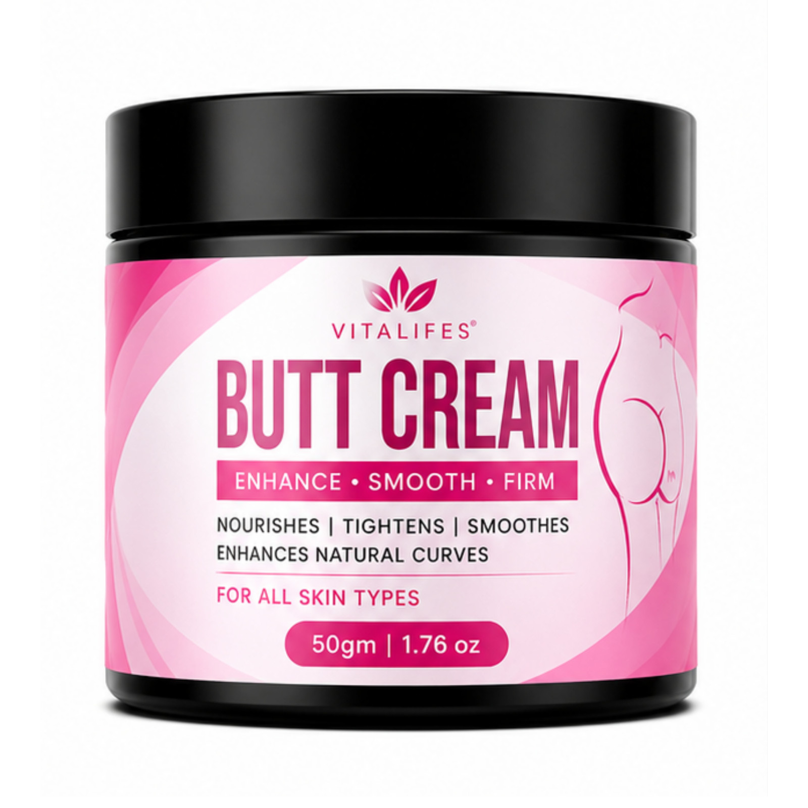 Big Butt & Hips Cream 100% Natural Ingredients Butt Enlargement Oil Firming 50gm