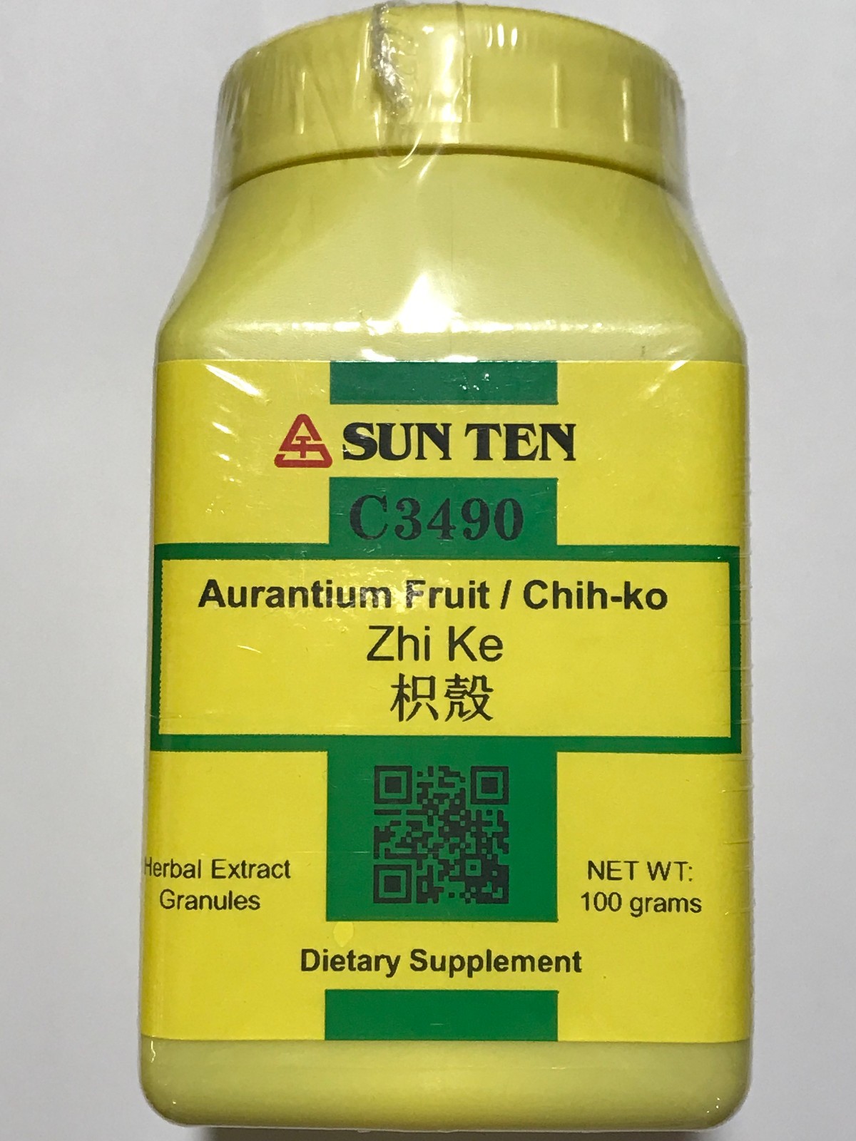 Sun Ten – Aurantium Fruit / Zhi Ke / 枳殼, C3490, 100g Granule
