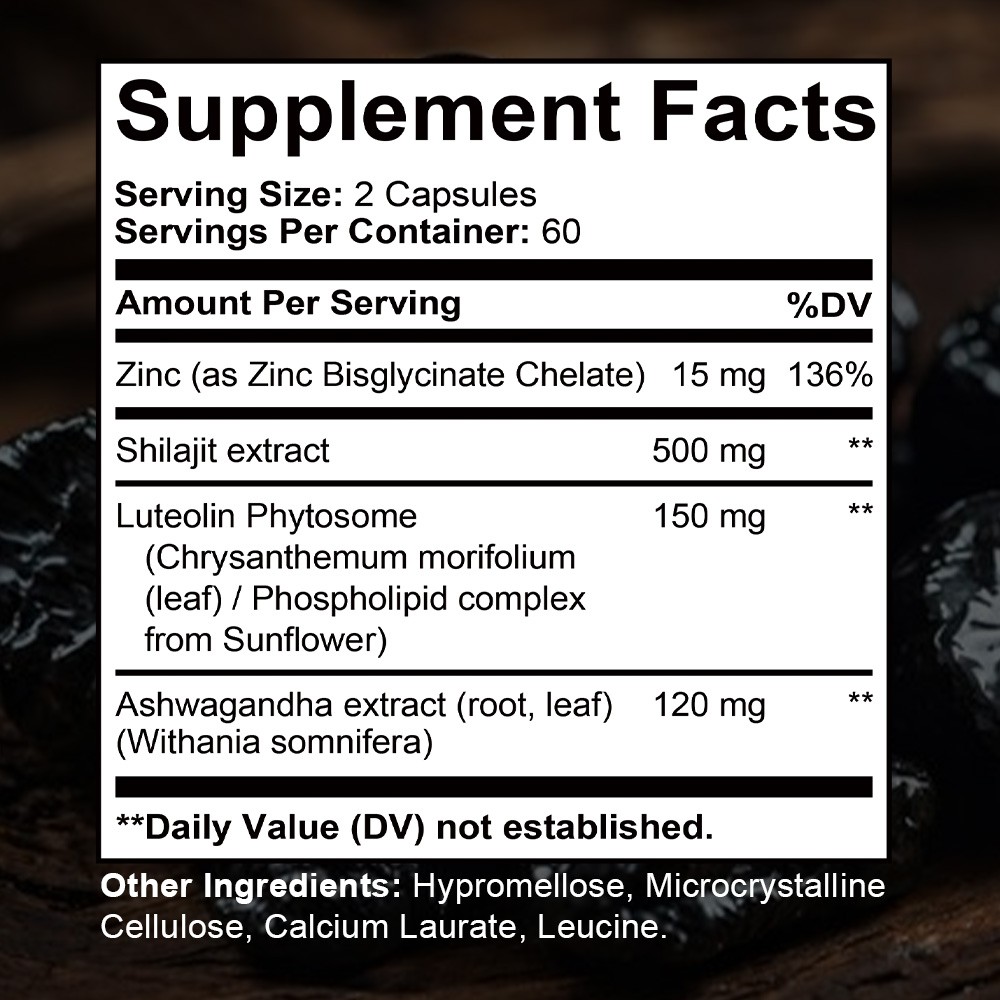 Sresxrefas Supports Men Health Improve Muscle Fatigue Gluten-Free 30/60/120 Caps