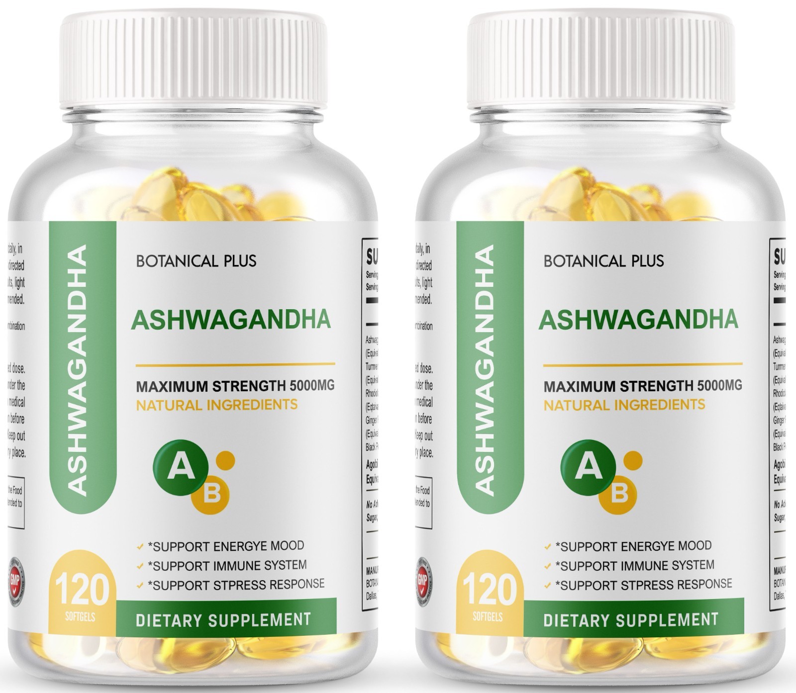 ASHWAGANDHA 5000MG – 240 SOFTGELS HIGH STRENGTH STRESS FATIGUE ANXIETY RELIEF