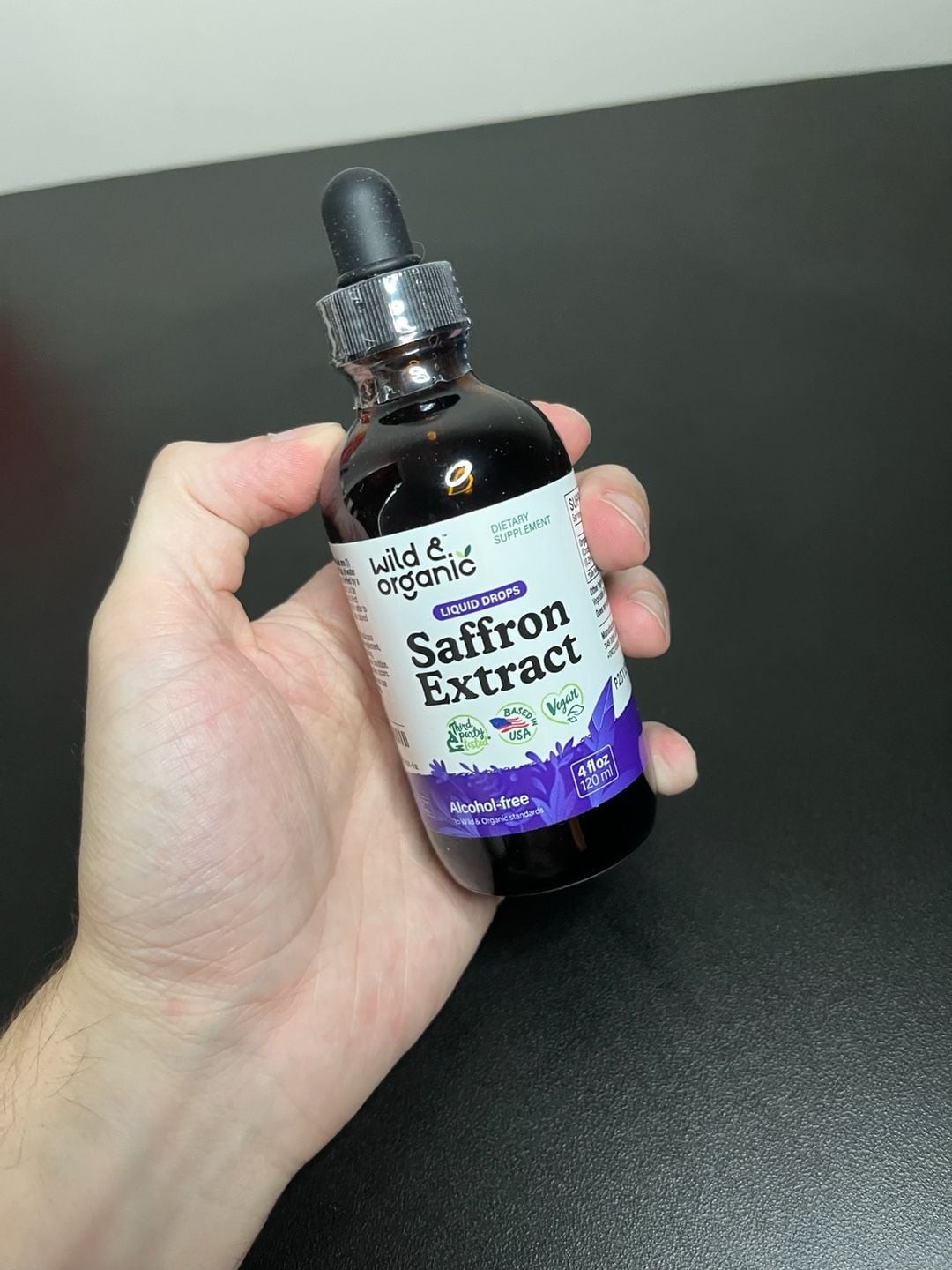 Wild & Organic Saffron Extract Liquid Drops, 4 fl oz