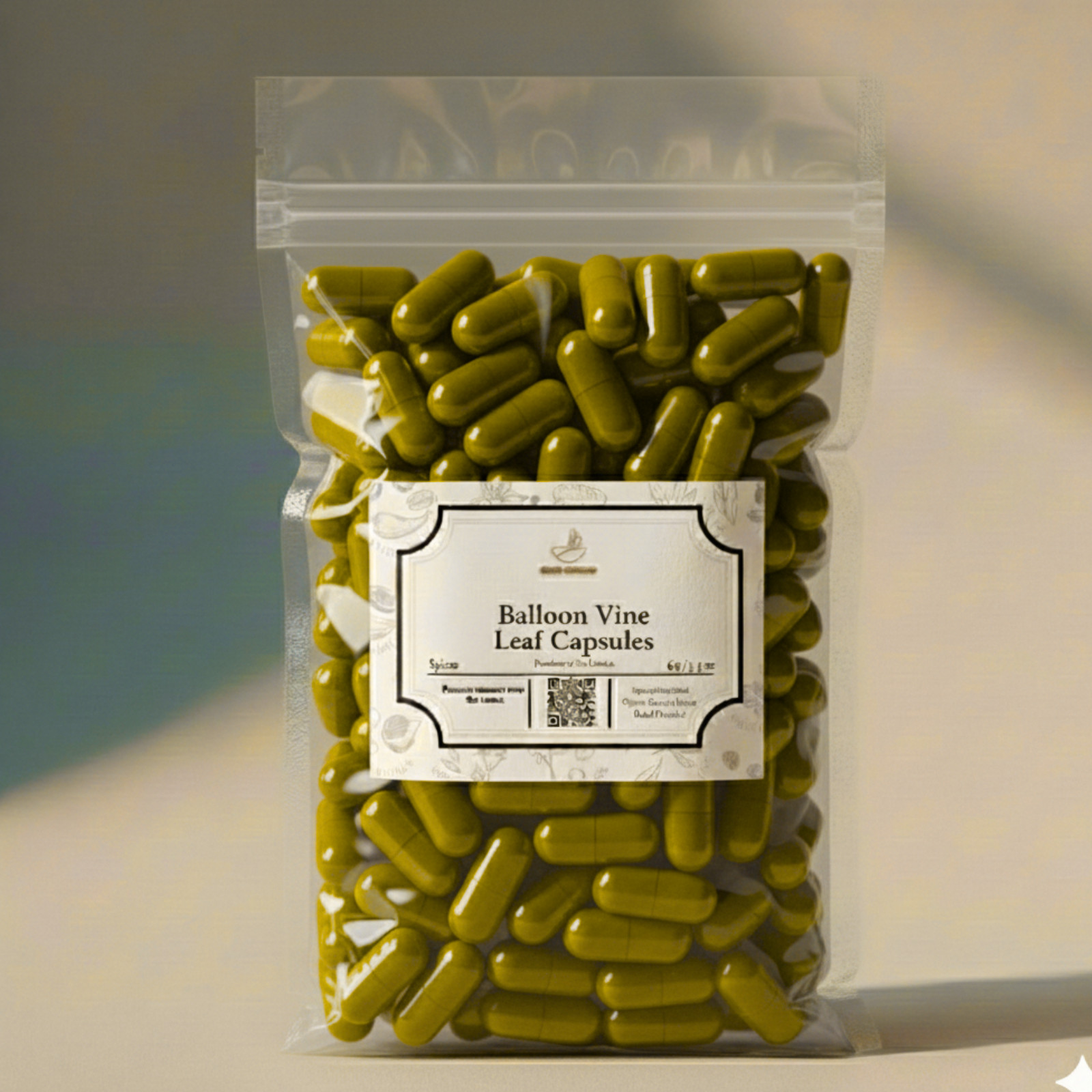 Balloon Vine Leaf Capsules | 100% Natural | Herbal Love in a Puff | Organic herb