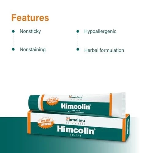 Himalaya Himcolin Gel Ayurvedic Herbal Wellness 30 g Pack of 10 Exp 01/2029