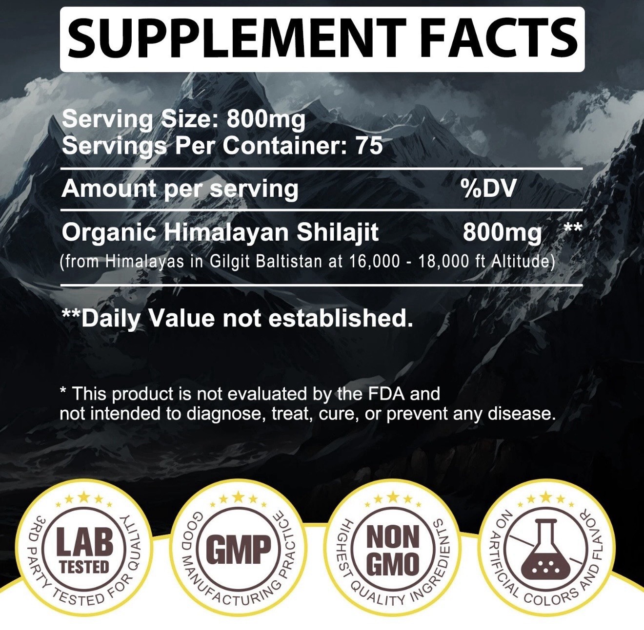 7Pack 100% Himalayan Shilajit, Soft Resin,Organic,Extremely Potent,Fulvic Acid