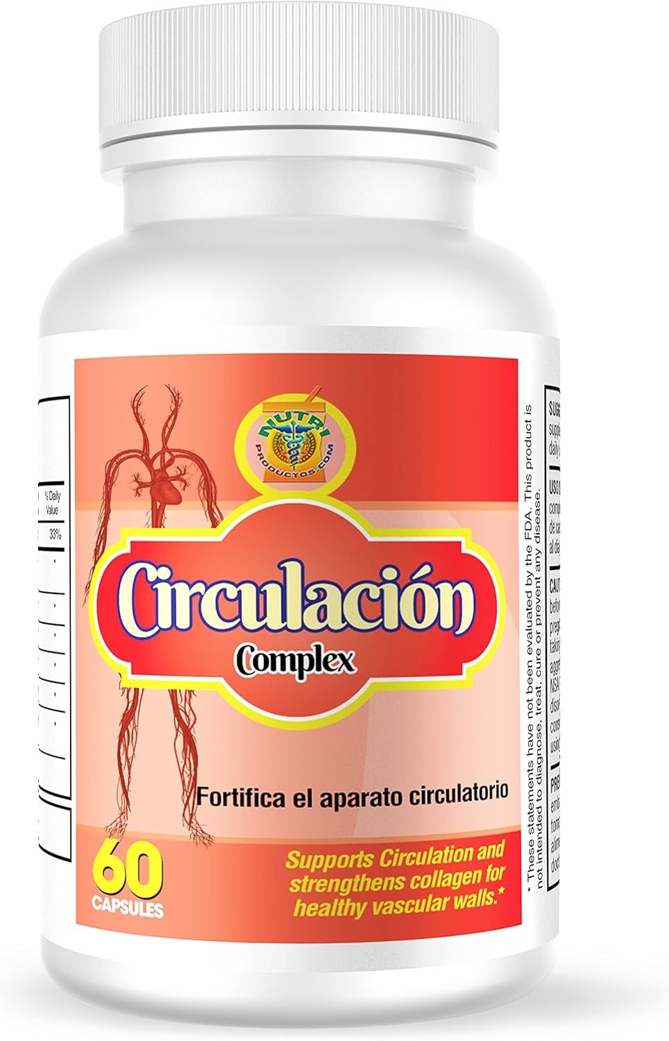 Circulacion Complex, Capsulas naturales para la circulacion. Set de 2 frascos