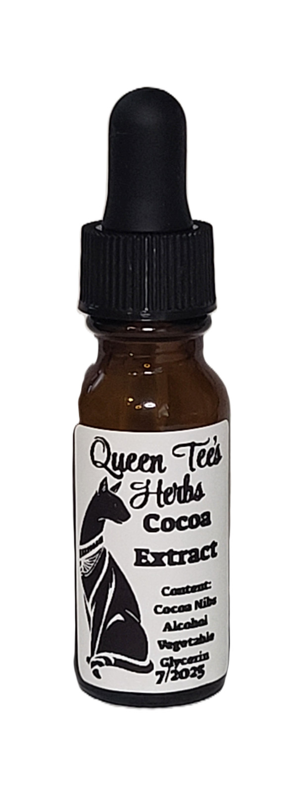 Queen Tee’s Cocoa Tincture (Theobroma cacao) 15 ml.