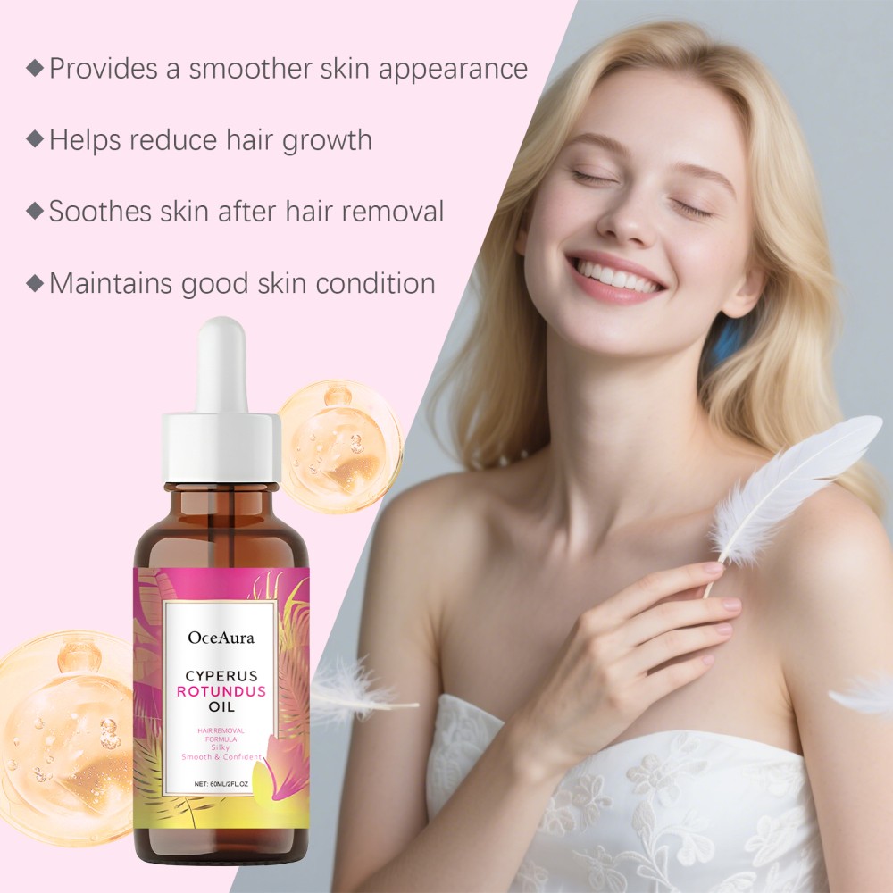 – Rotundus Oil Slows Unwanted Body Hair Growth Cyperus Post Waxing/Shaving Care