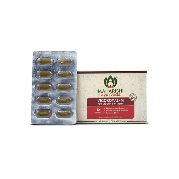 VIGOROYAL-M FOR VIGOUR & VITALITY MAHARISHI AYURVEDA/100%AYURVEDIC &PURE NATURAL