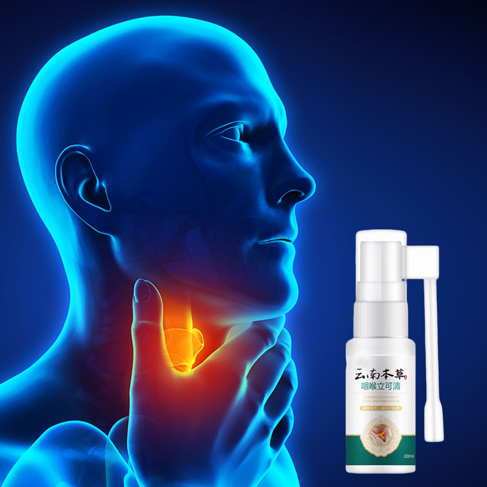 Sore Throat Spray Natural Plant Herbal Extract Effectively Relieve Itch Spray