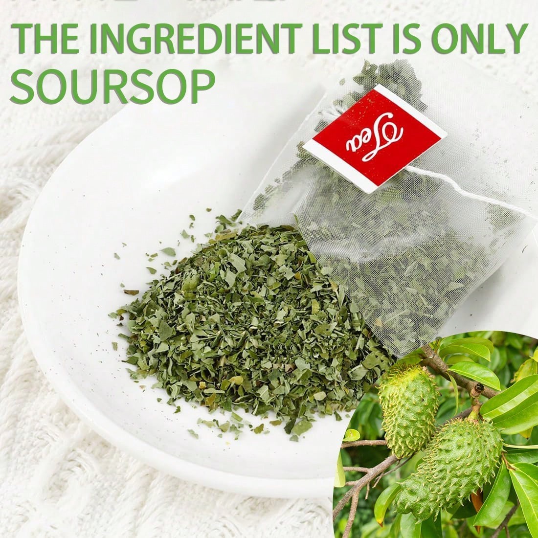 NEW Soursop Graviola Pure Leaf Tea – 60 TEA BAGS – FAST SHIPPING