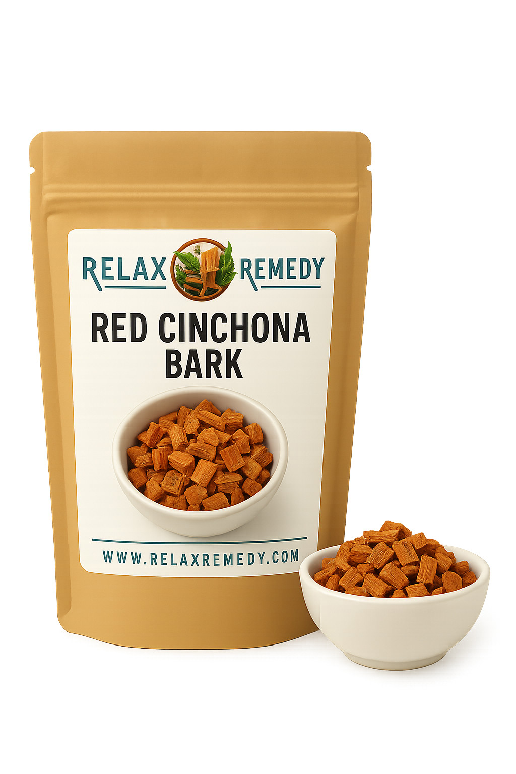 Organic Mexican Red Cinchona Bark C/S – 100% Pure, Non-GMO Quina Roja Cut Sifted