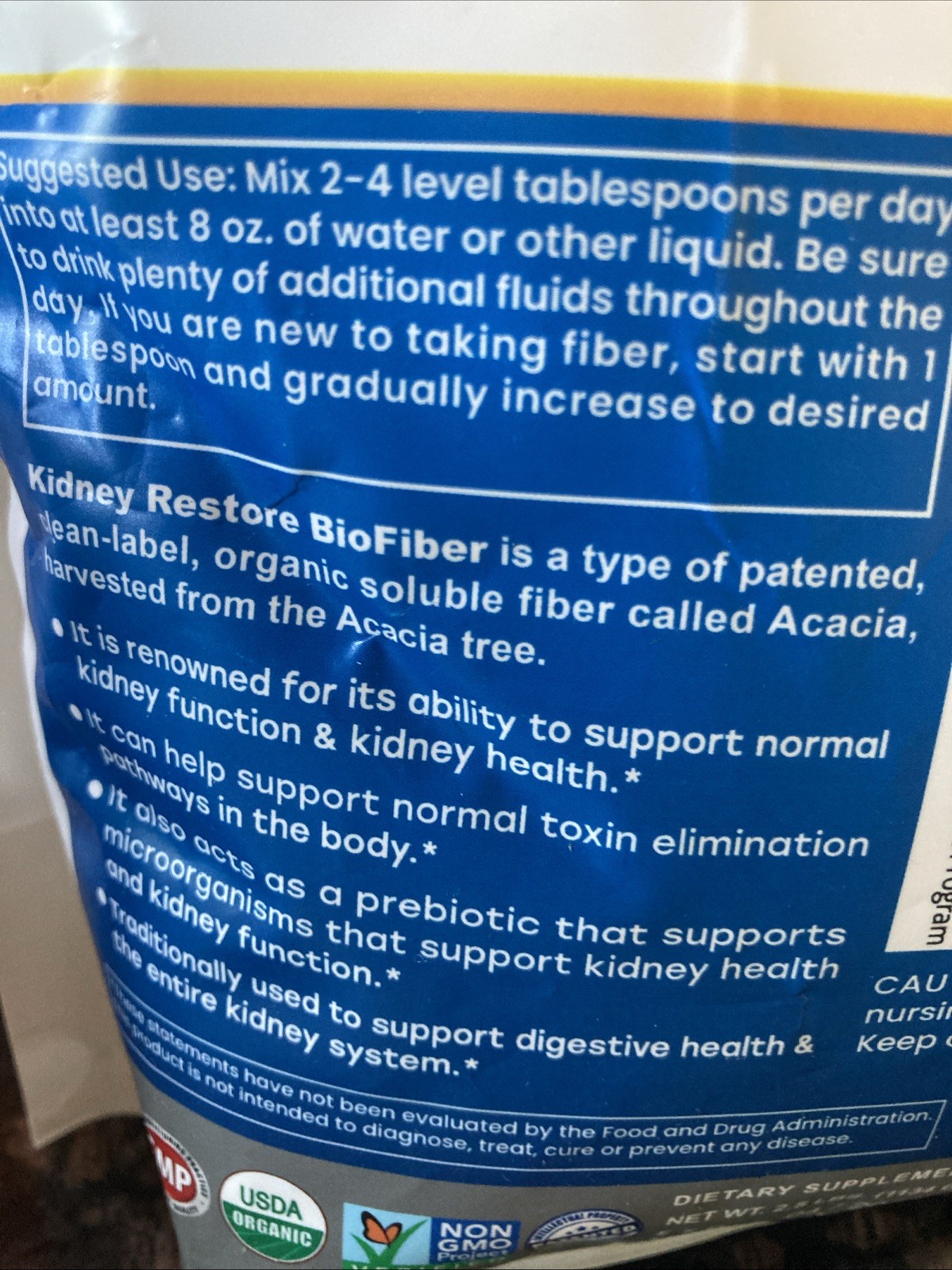 Kidney Restore 100% Natural Bio Fiber Restorative Kidney Support and Cleanse
