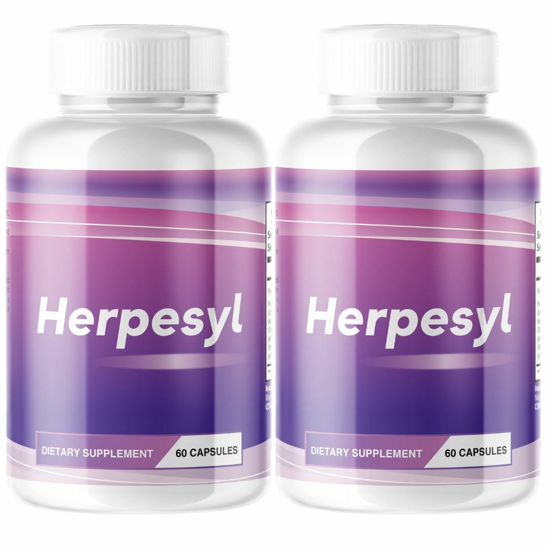 Herpesyl Stop The Spread Heal From The Outside In 120 Capsules – 2 Pack