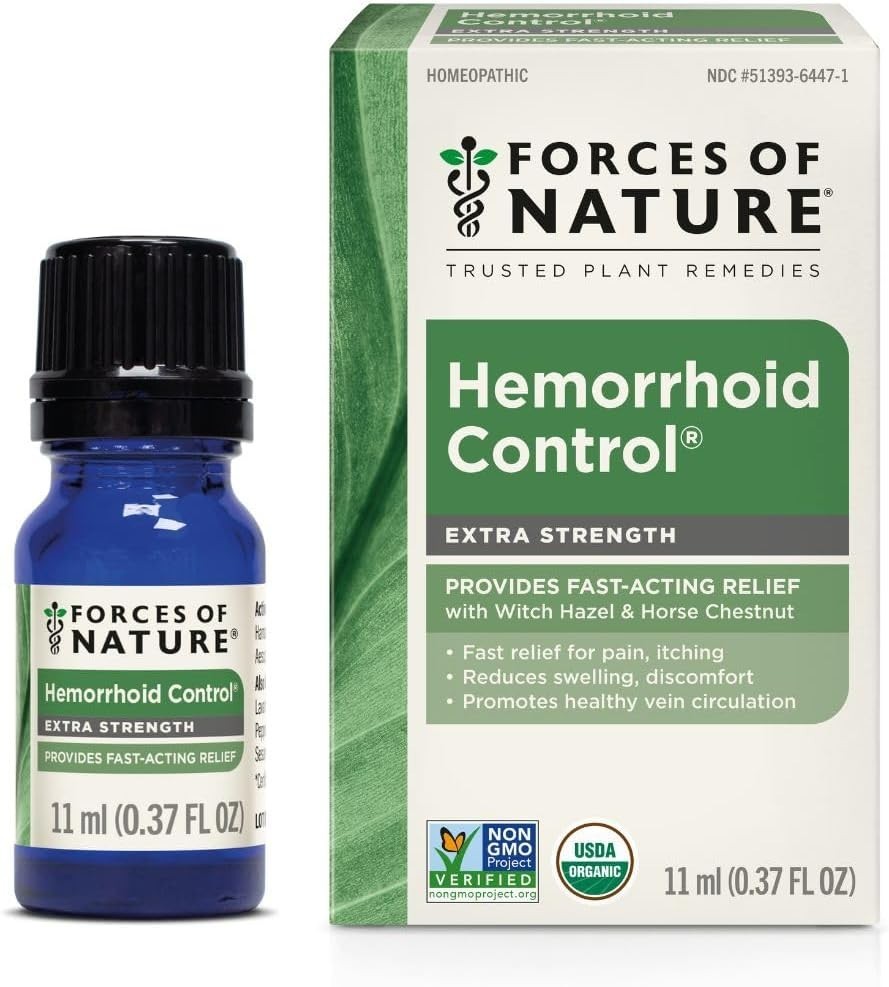 Forces Of Nature Organic Hemorrhoid Control, 11 ml