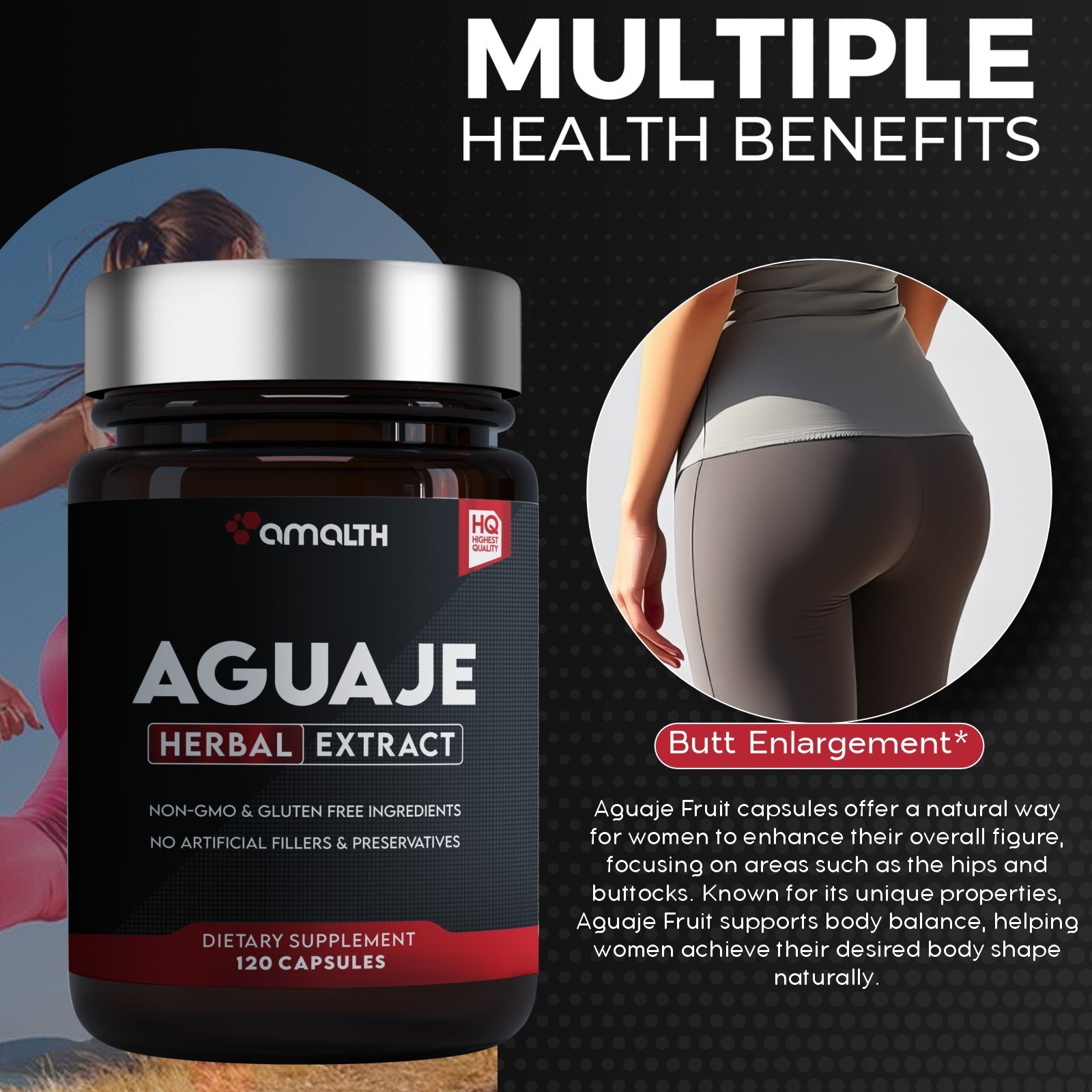 Aguaje Fruit Extract 120 Capsules