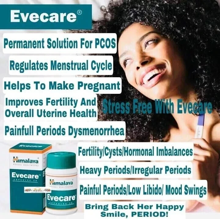 Himalaya Evecare Capsules Menstrual Relief 15 Boxes (450 Caps) Exp 03/2027