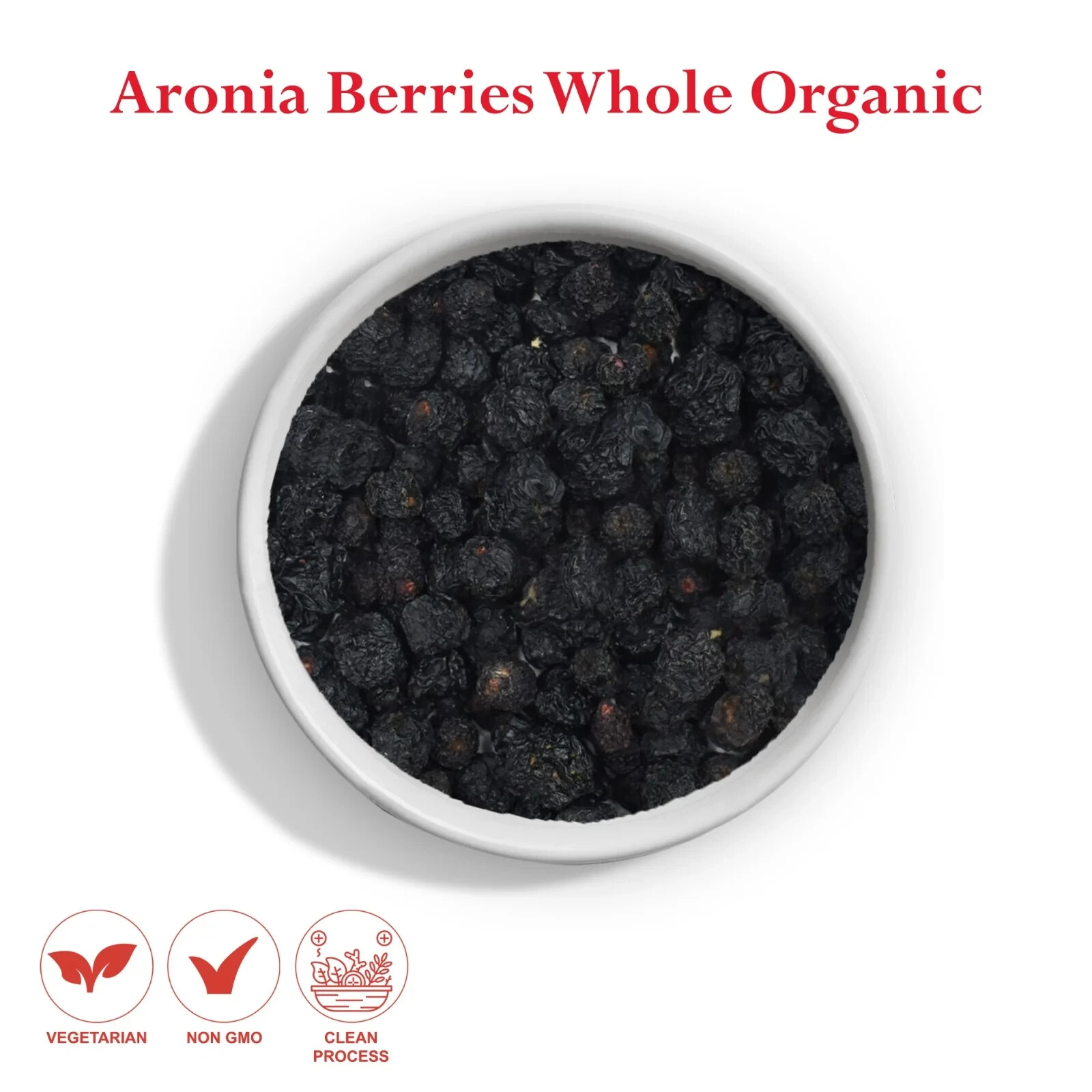 Organic Aronia Berry Whole – 3oz – Superfood, Antioxidant-Rich, Natural & Pure