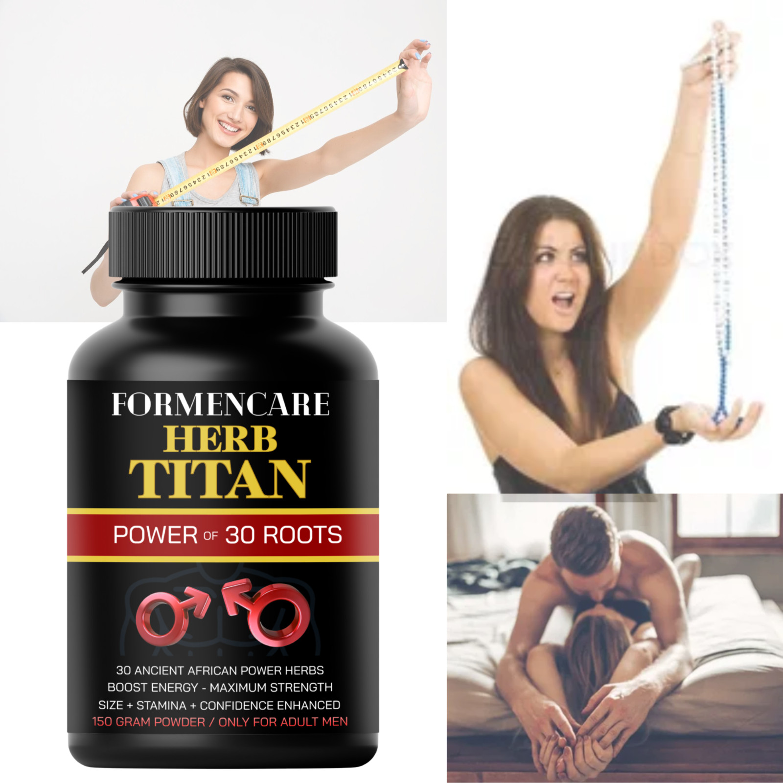 Erect-Man Extreme Potency Male Enhancement African Herbs 150 Grams