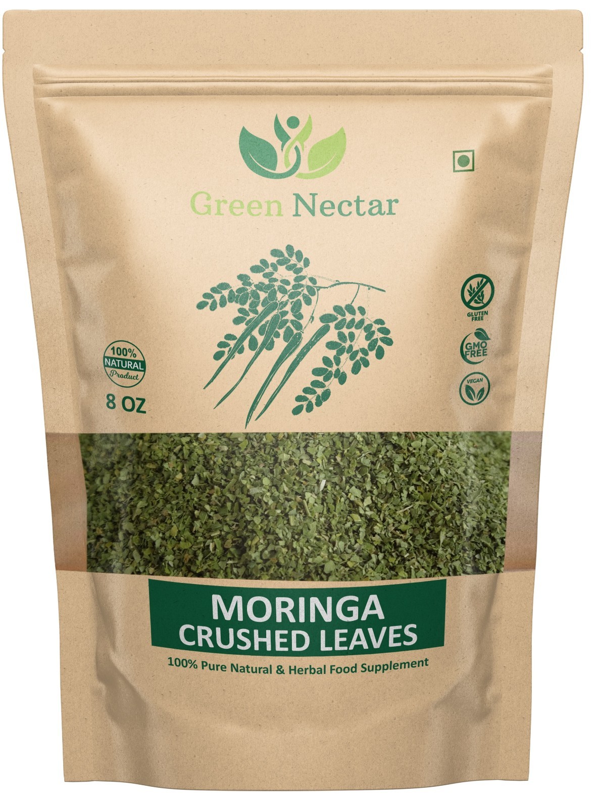 Moringa Leaves Tcut 8 oz (1 pack) |Superfood, Antioxidant, Immunity, Natural Tea