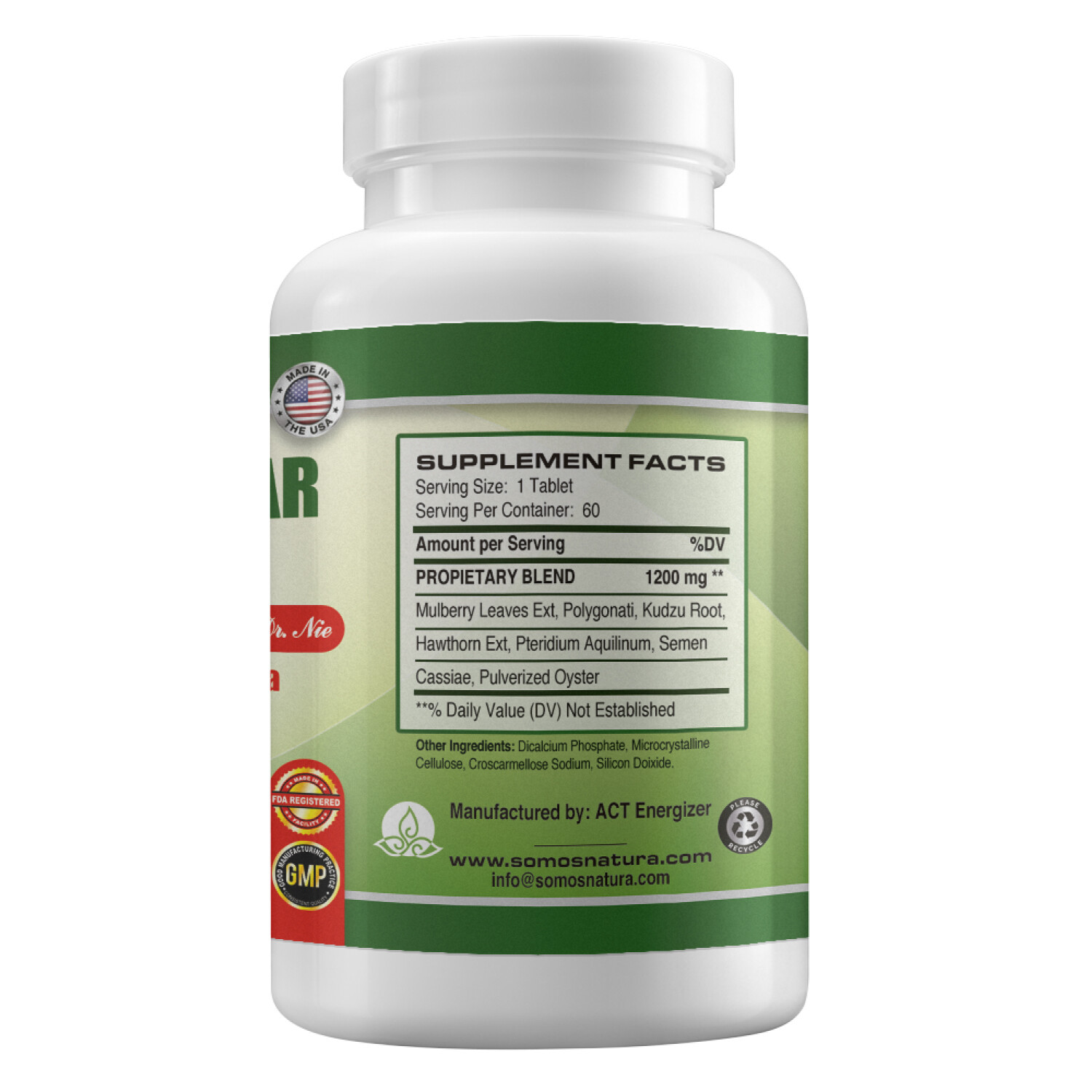 DIABENIT – Helps Sugar Level, Metabolic Energy – Somos Natura Dr Nie 120 tabs