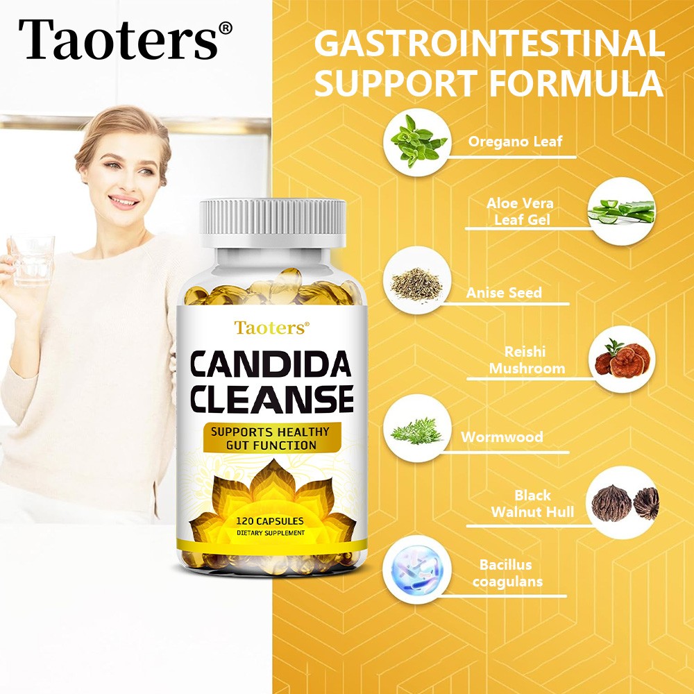 Candida Cleanse Supports Digestion And General Health 120 Capsules