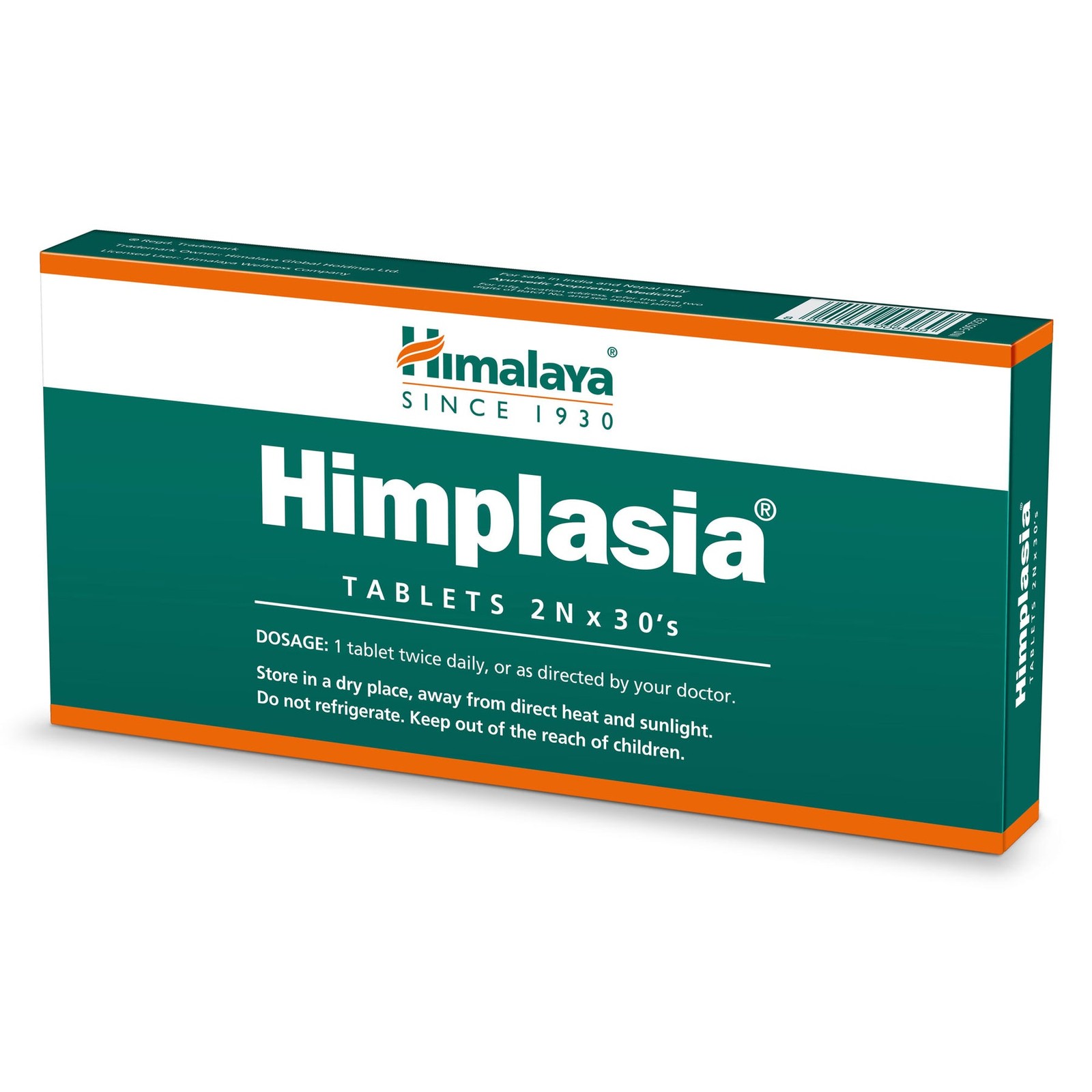 Himplasia Himalaya 60 Tablets (2N X 30’s) USA Seller Free Shipping