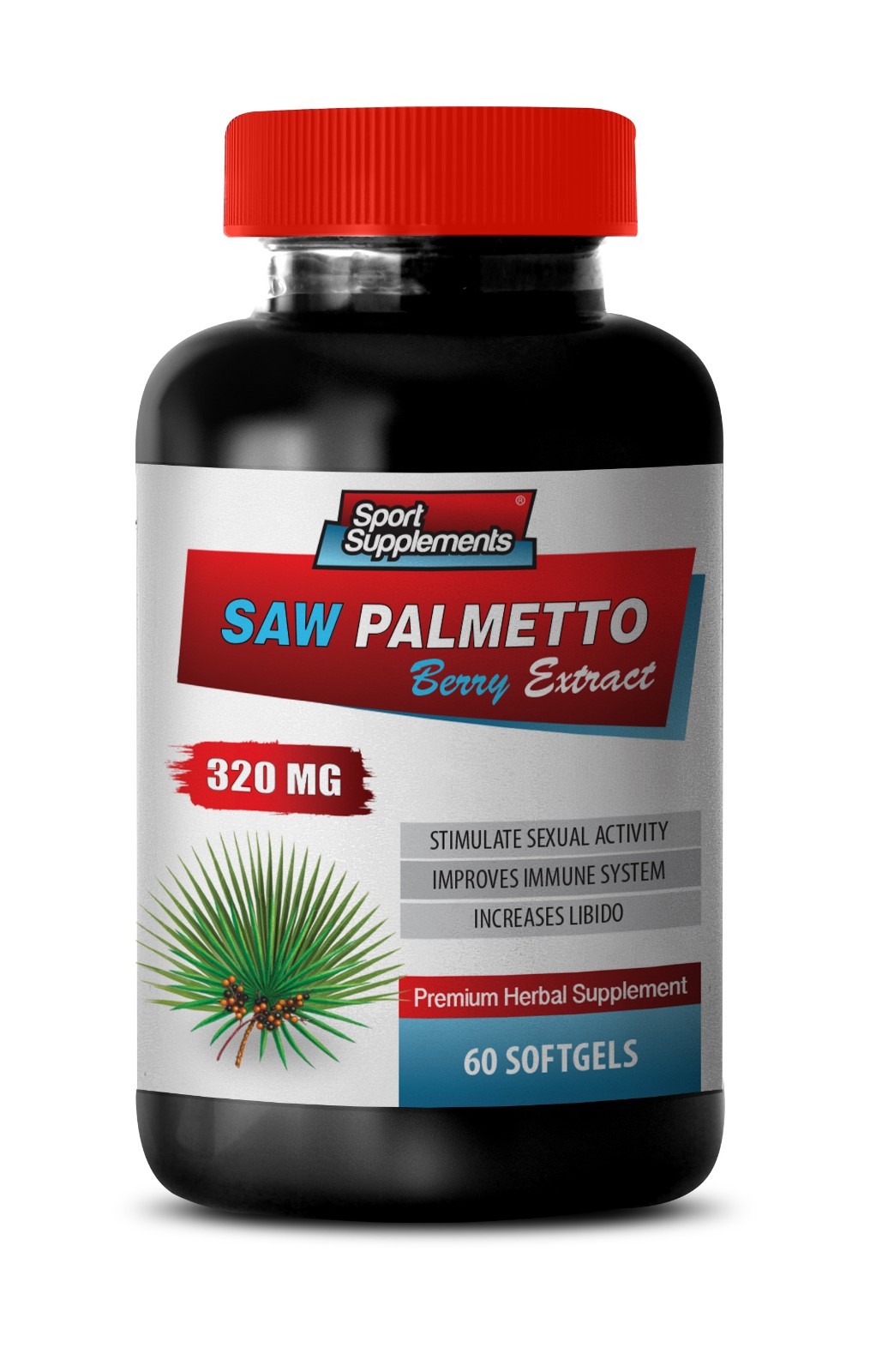 Serenoa Repens – Saw Palmetto Extract 320mg – Male Performance Stamina 1B