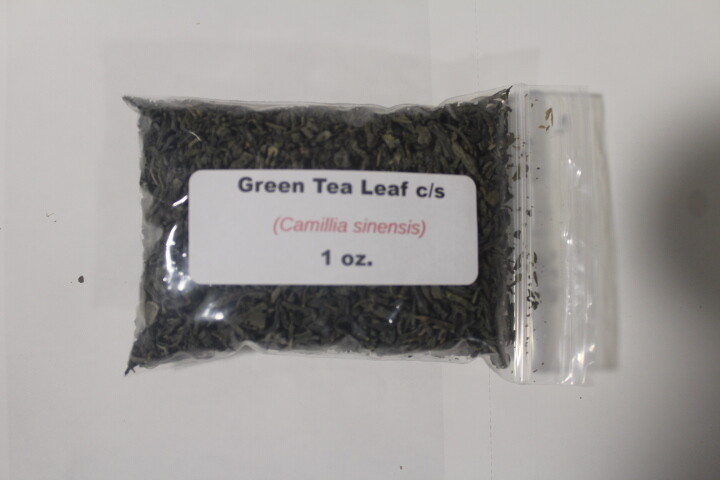 1 oz. Green Tea Leaf c/s (Camellia sinensis)