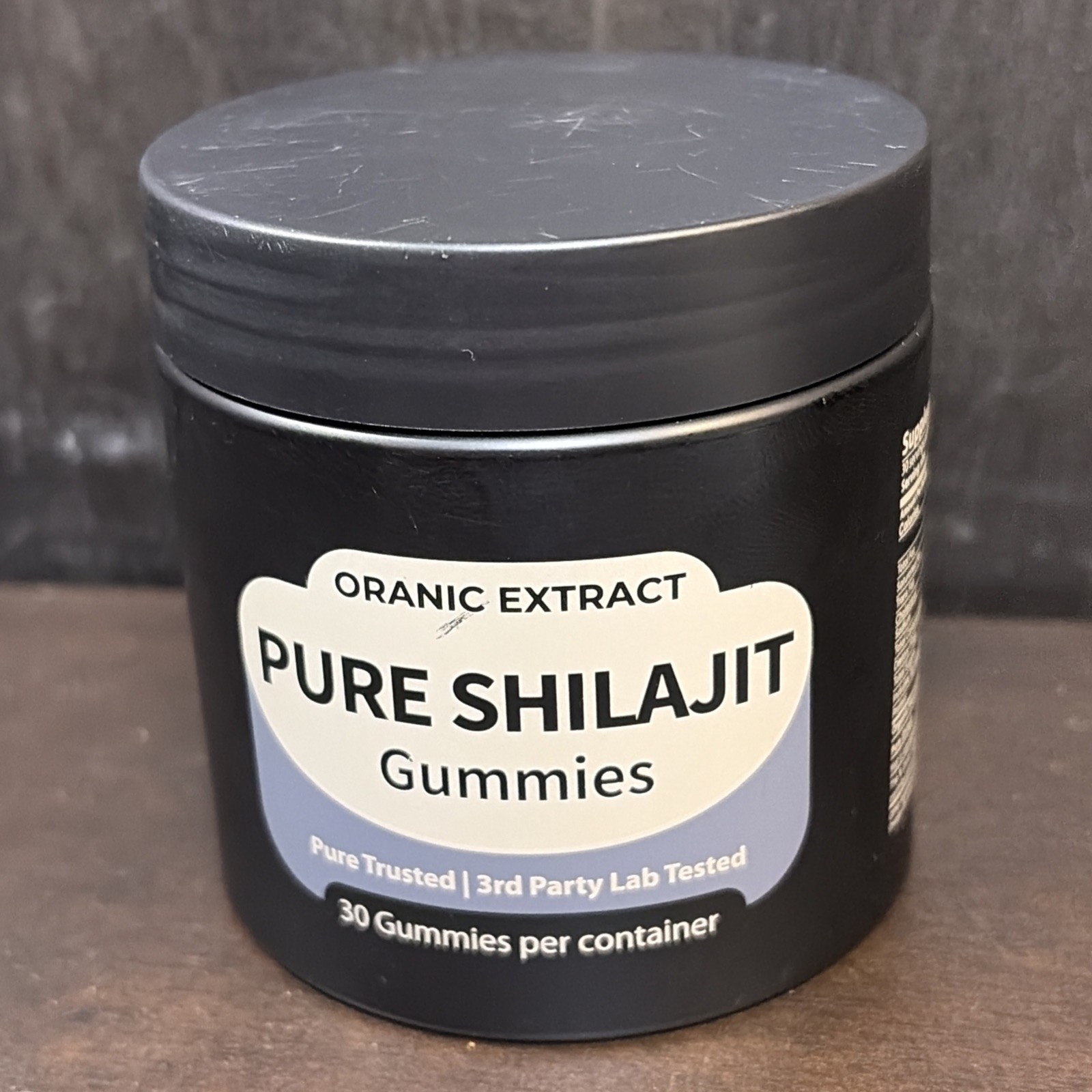 ORANIC EXTRACT Shilajit Gummies–Himalayan Source 30 Gummies..