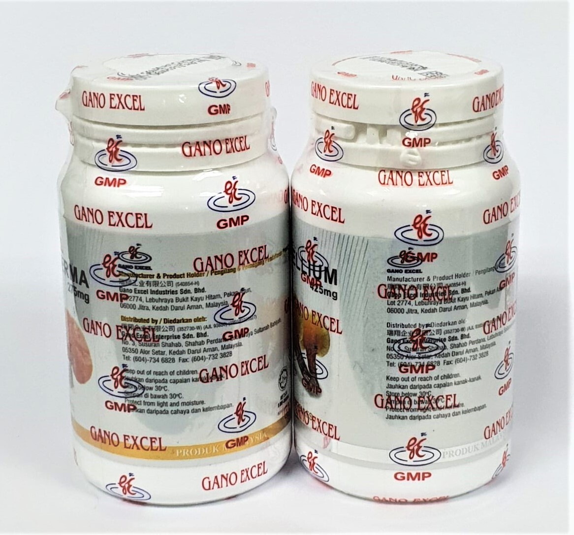 3 Bottles Gano Excel Excellium 90 + 3 Bottles Gano Ganoderma 90 Capsules NEW USA