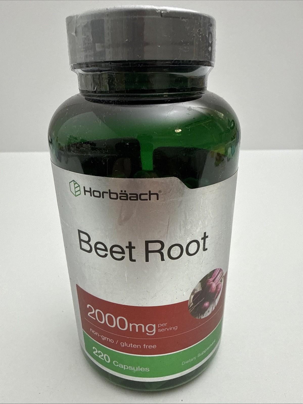 Horbaach Beet Root Powder Capsules 2000mg – 220 Pills – Herbal Extract -Exp 9/28