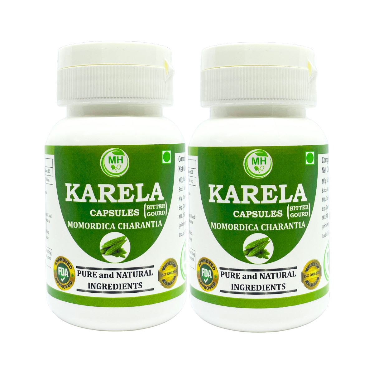 Morsan’s Bitter Melon (Karela) Maintain Normal Blood Sugar Level, Pack 120 Caps.