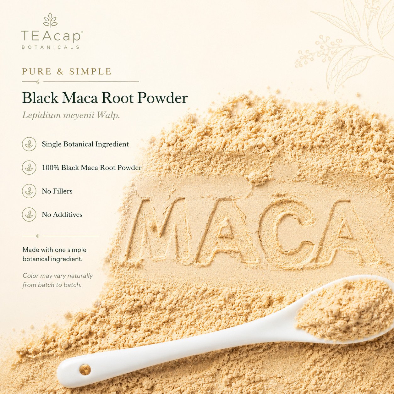 Black Maca Root Powder Pure Fine Lepidium Meyenii Bulk 1oz-32 oz Premium Milled