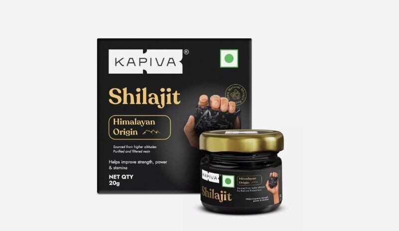 Kapiva Shilajit Resin -20gm Booster for increases strength | Pack of 2