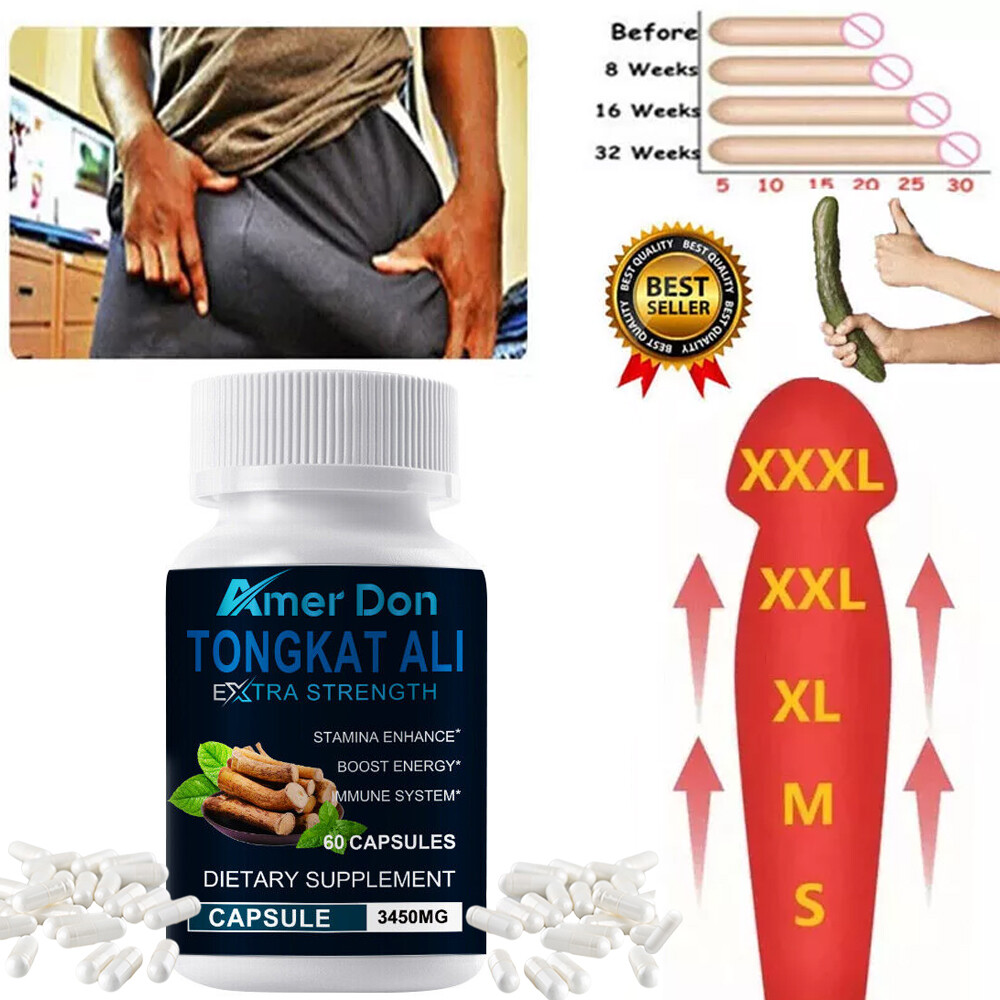 Male Enhancement Capsules Booster & Thicker Last Longer Stronger Bigger 60 Pills