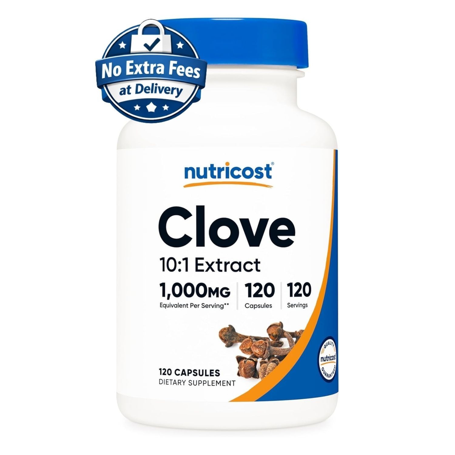 Suplemento de Extracto de Clavo 1000mg | 120 Cápsulas | 120 Porciones