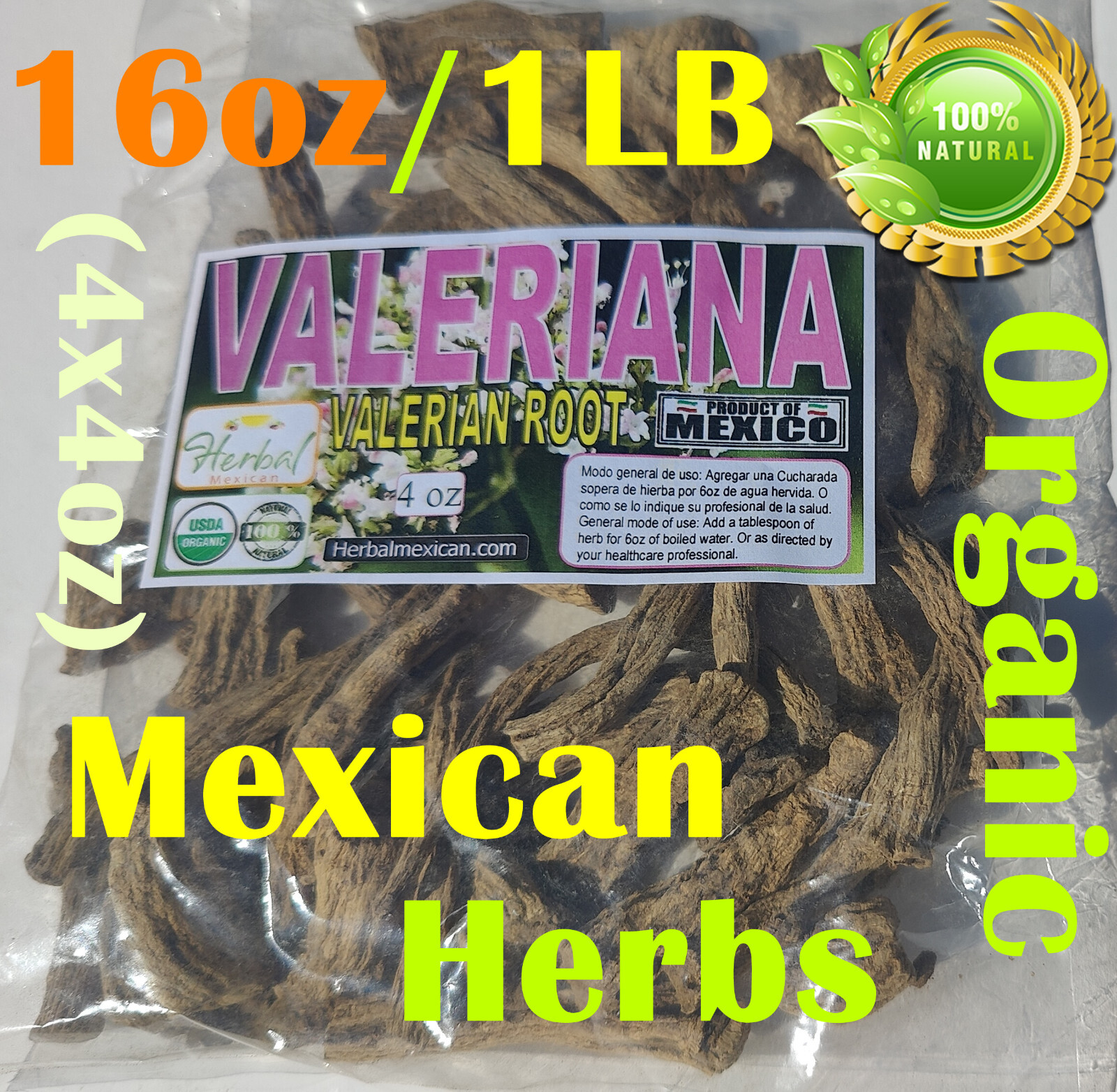 16oz Valeriana Raiz de valeriana hierba/ te,valeriana officinalis valerian tea